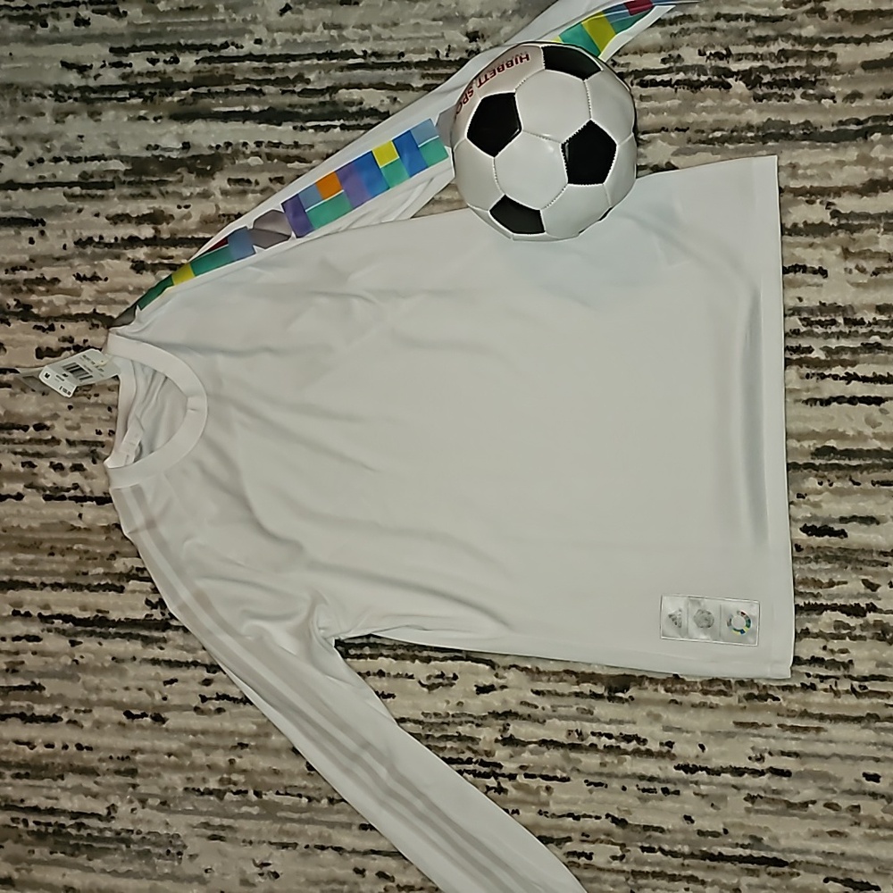 Peter Saville x Manchester United adidas Long Sleeve Jersey – White
